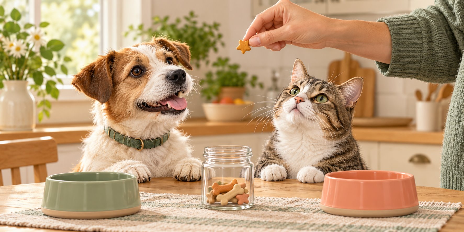 Friandises pour chat et chien : quantités, ingrédients et bonnes habitudes